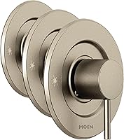 Vista 6 de Moen Align Oro cepillado Moentrol Kit de llave de control de volumen para regadera moderna, requiere válvula, T3291BG