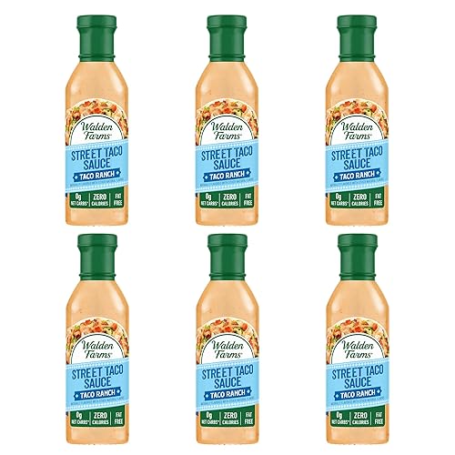 Miniatura 10 de Walden Farms Street Taco Sauce Ranch Aderezo para ensalada, papas fritas, quesadillas, pollo, burritos Tex-Mex y otros aperitivos, botella de 12