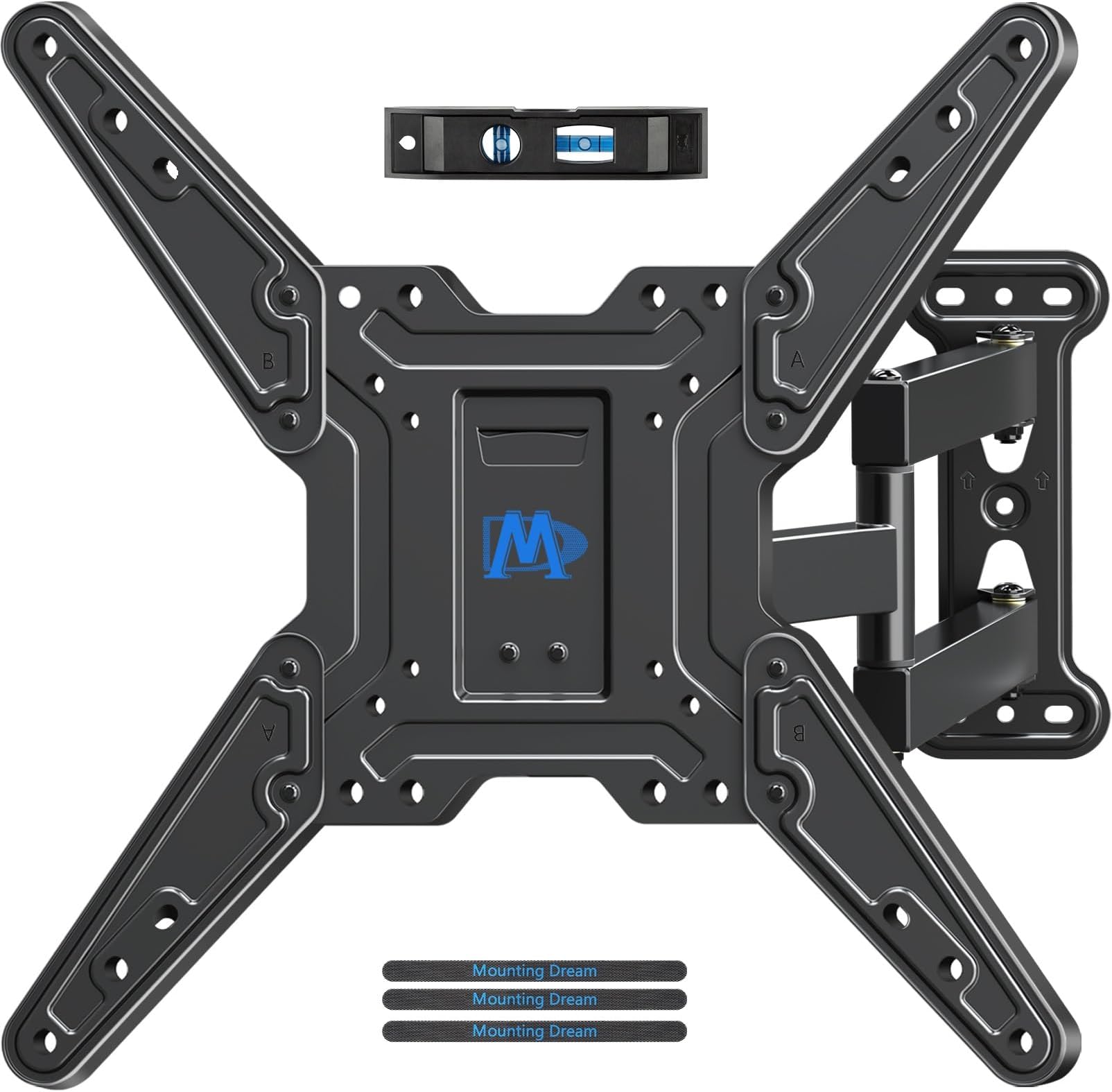 suptek TV Wall Mount Swivel Tilt Rotation Full Motion Adjustable ...