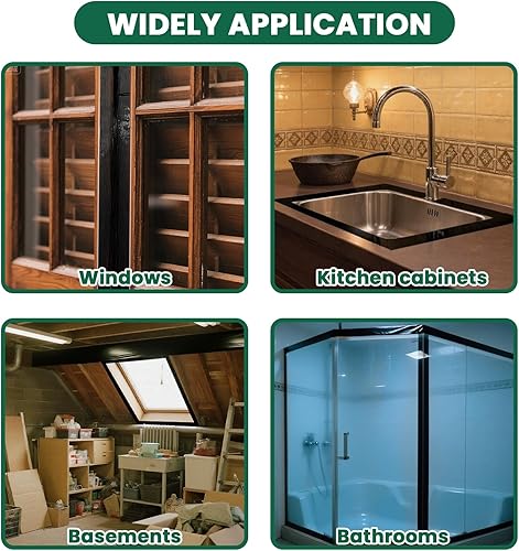 Miniatura 9 de Cinta de Sellado para Ventanas, Aislamiento de Aire Acondicionado de Ventana, Sello de Aire Acondicionado Alrededor del Marco, 3 Pulgadas x 65.5