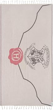 Sand Cloud x Harry Potter, Turkish Beach Towel - Sand Resistant - 100% Organic Turkish Cotton Yarn - Quick Dry Towel for Beach, Picnic Blanket or Throw - As Seen on Shark Tank - Howler Letter