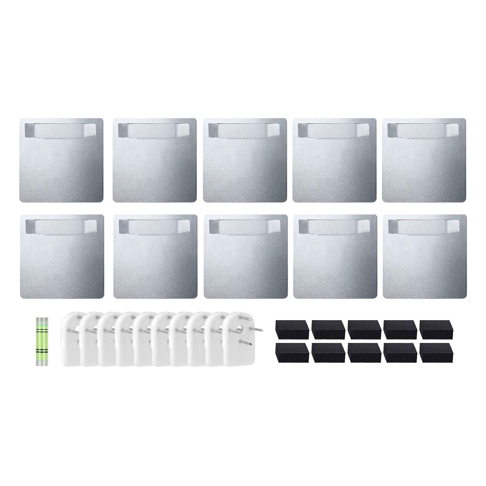 KTUXZCI Sturdy Sawtooth Adhesive Picture Hangers Installations for Reliable Picture Displays and Wall Decor Options Sawtooth Hooks and Mirror Holder