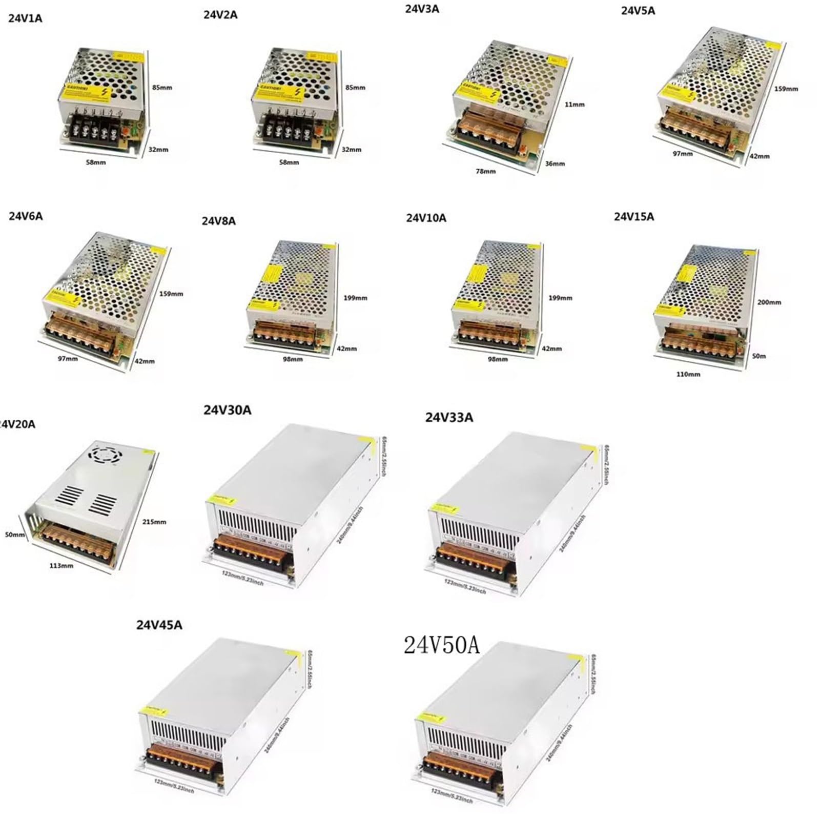 Trasformatore di illuminazione AC110V-220V a DC 12V, adattatore di alimentazione 2A 5A 10A 15A 20A 30A, interruttore per nastro LED, 1 pezzo(20A,110V)