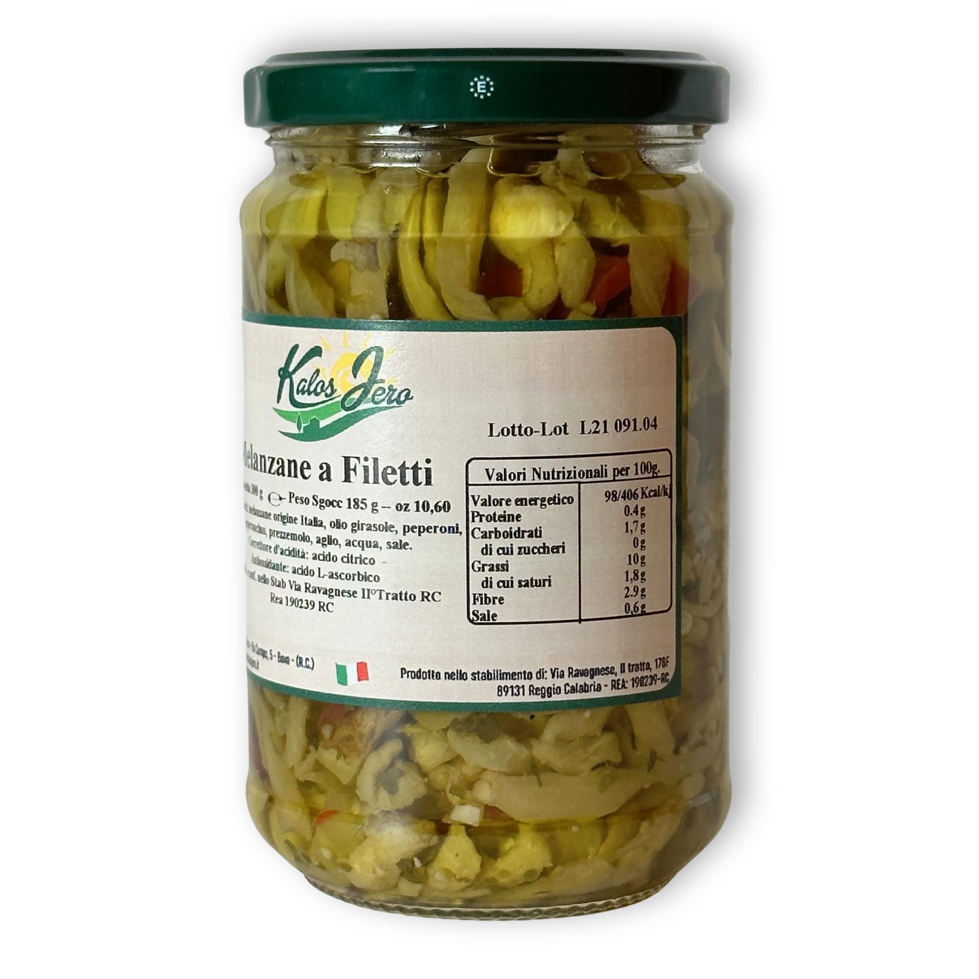 Promo Assaggio Specialità Calabresi, Melanzane a Filetti, Carciofi alla Calabrese, Cipolline Selvatiche Lampascioni, Cipolla Rossa di Tropea in Agrodolce - Kalos Jero