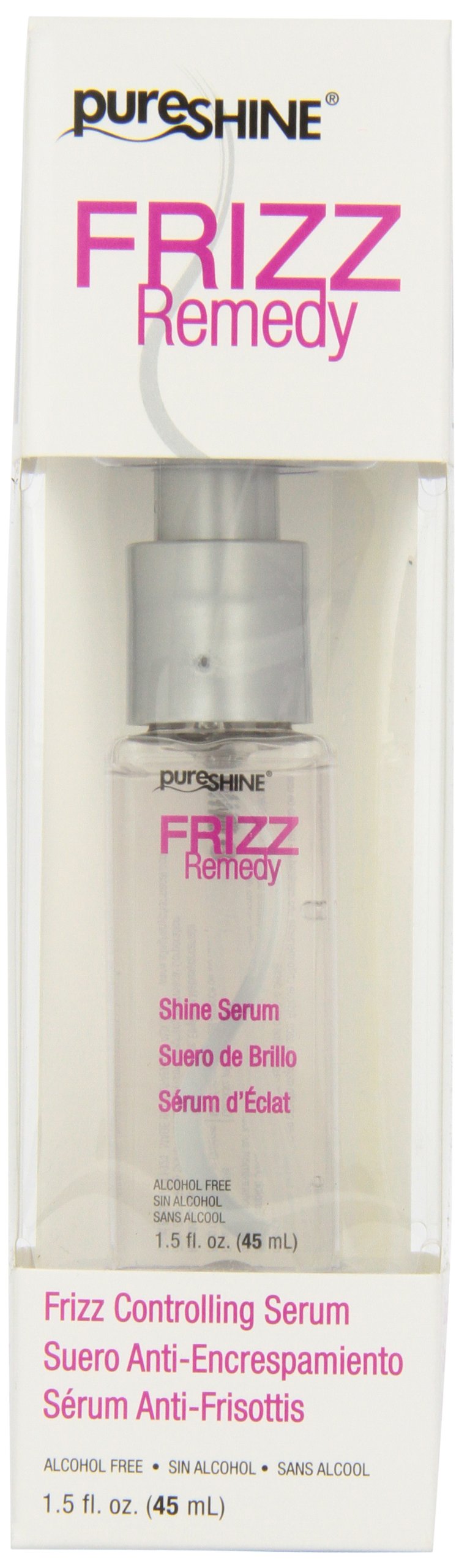 Hask Placentia Pure Shine Frizz Remedy Hair Styling Serums, 1.5 Ounce