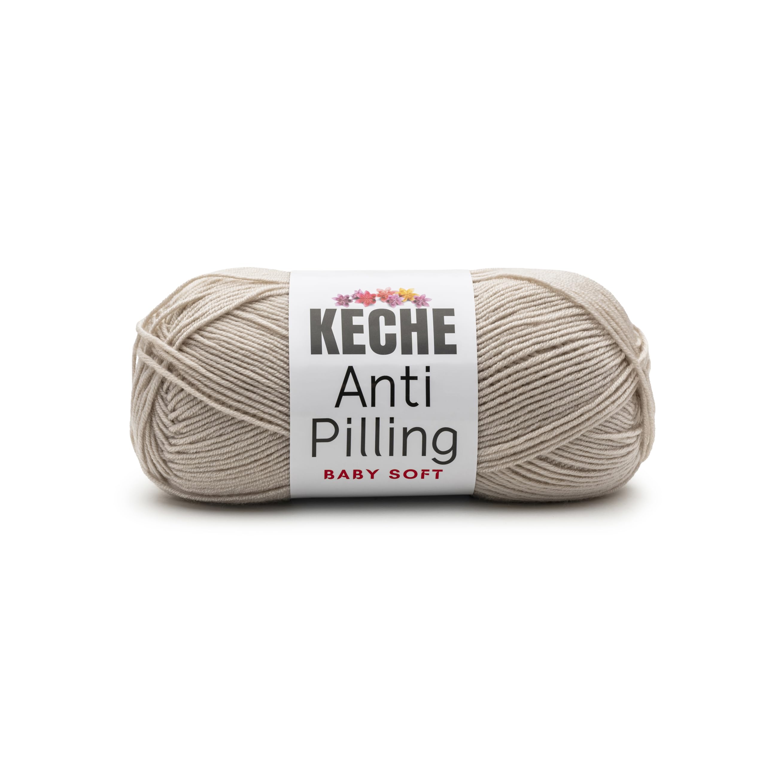 Soft DailyKnit DK Yarn, 100% Anti-Pilling Acrylic for Knitting Crocheting, Light Weight #3 (3.52 oz / 274 Yds) 1 Skein - Red — view 31