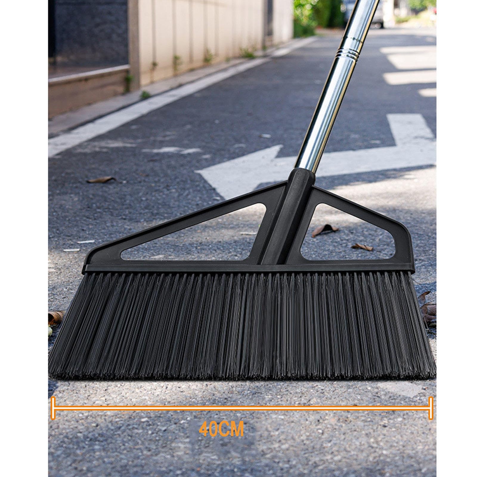 Scope da Esterno con Manico Lungo, Scopa Resistente con Setole Rigide per Spazzare Garage, Patio, Terrazza, Cucina, Pulire Peli di Animali Domestici, Erbacce, Foglie