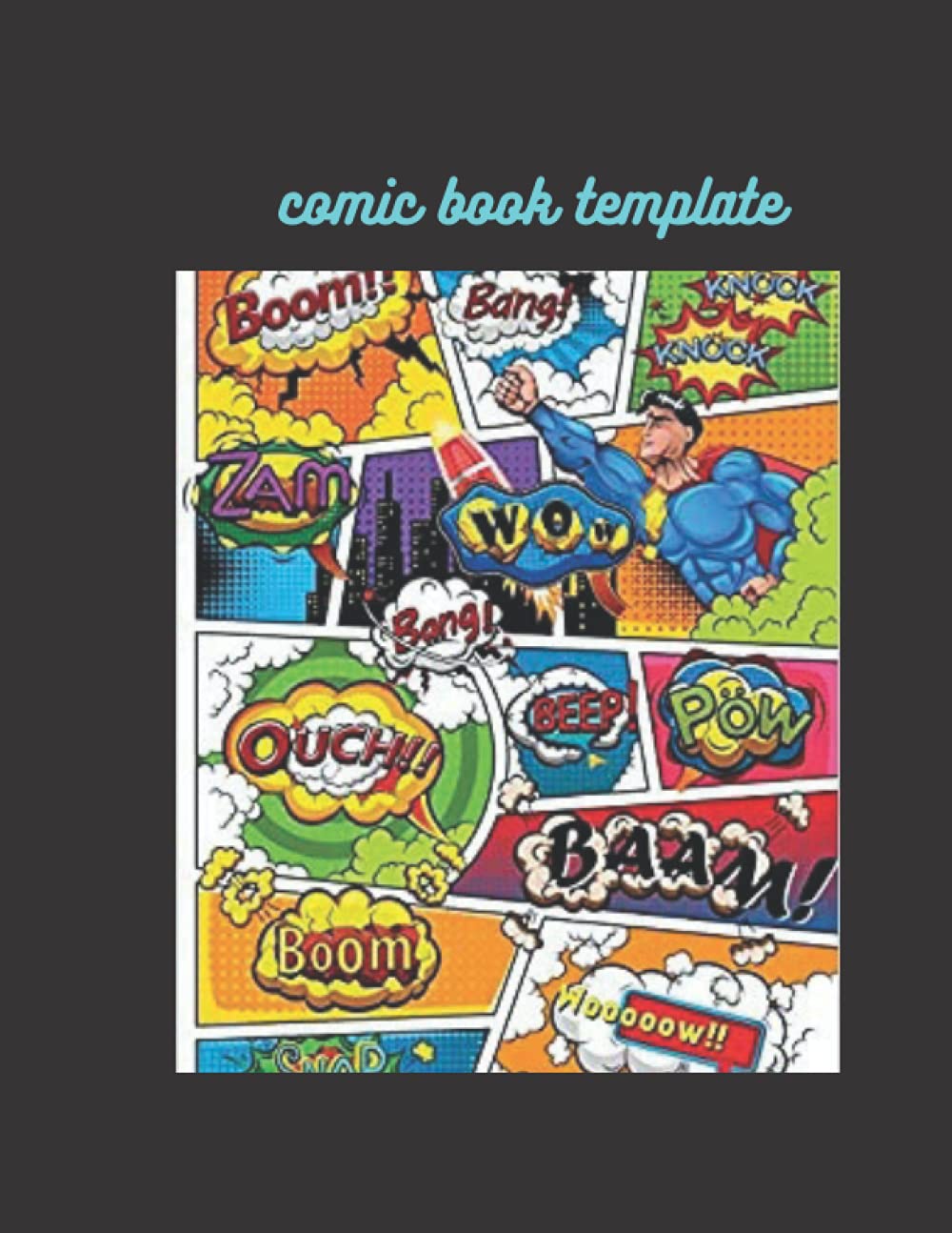 Comic Book Template: This Blank Comic Book is perfect to create a new world. Draw your own comics, now! This comic book template for kids is filled ... Your Own Story, Comics & Graphic Novels.