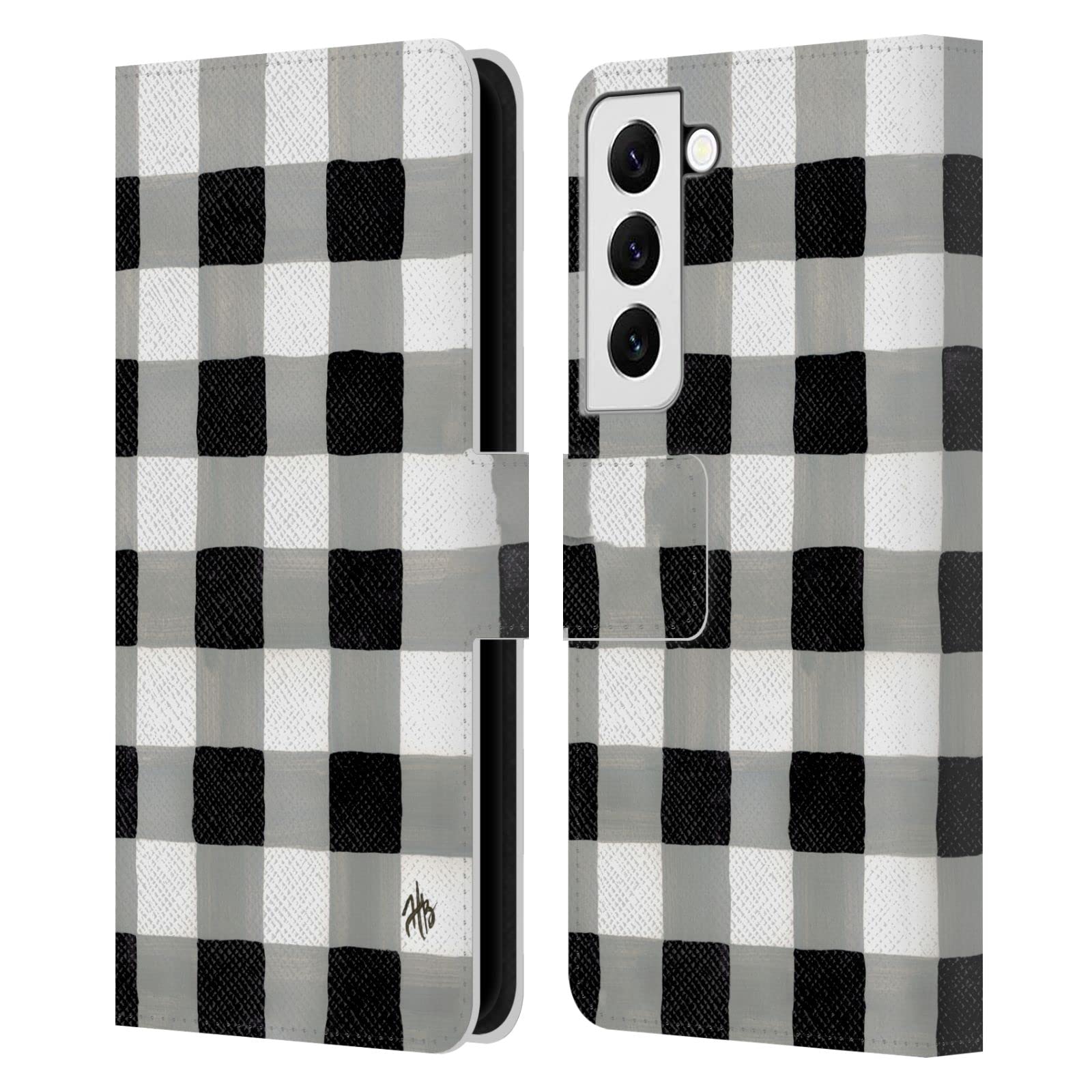 Carcasa Samsung Galaxy S22 5G tipo libro negra Head Case Designs con tarjetero 7