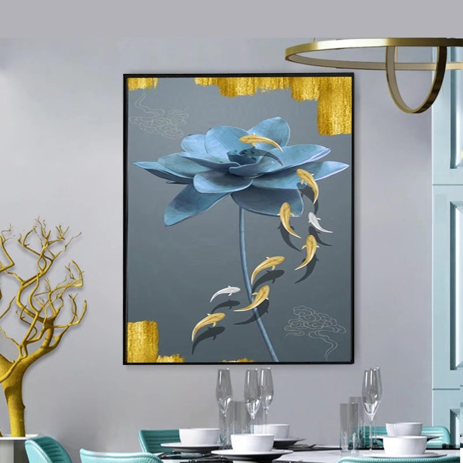 Copertura del Contatore, Copri Quadro Elettrico Decorativo Pittura Decorativa sul Coperchio della Scatola Elettrica, Parete per Casa Hotel(B,30x40cm)