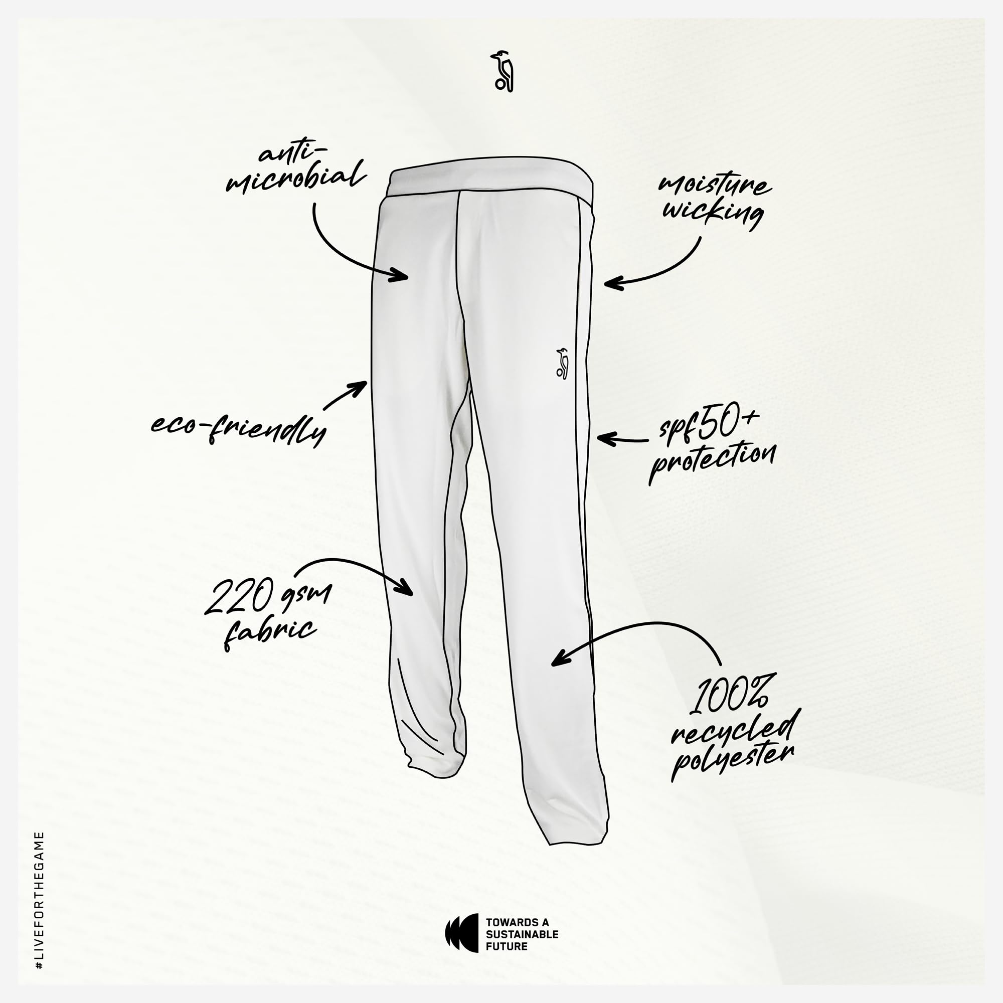 KOOKABURRA Elite Eco Cricket Trousers