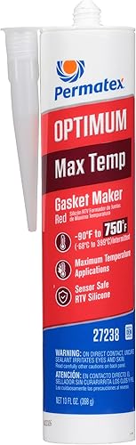 Permatex Optimum Red - Máquina de juntas de alta temperatura, 13 onzas