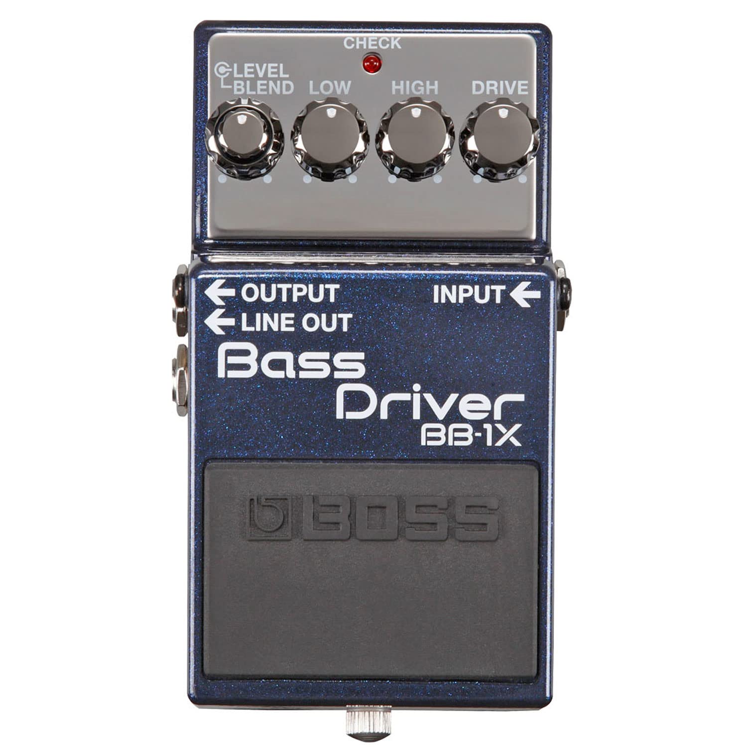 Boss BB-1X Bass Driver Overdrive Effektgerät Pedal mit DI-Box Funktion + keepdrum Netzteil