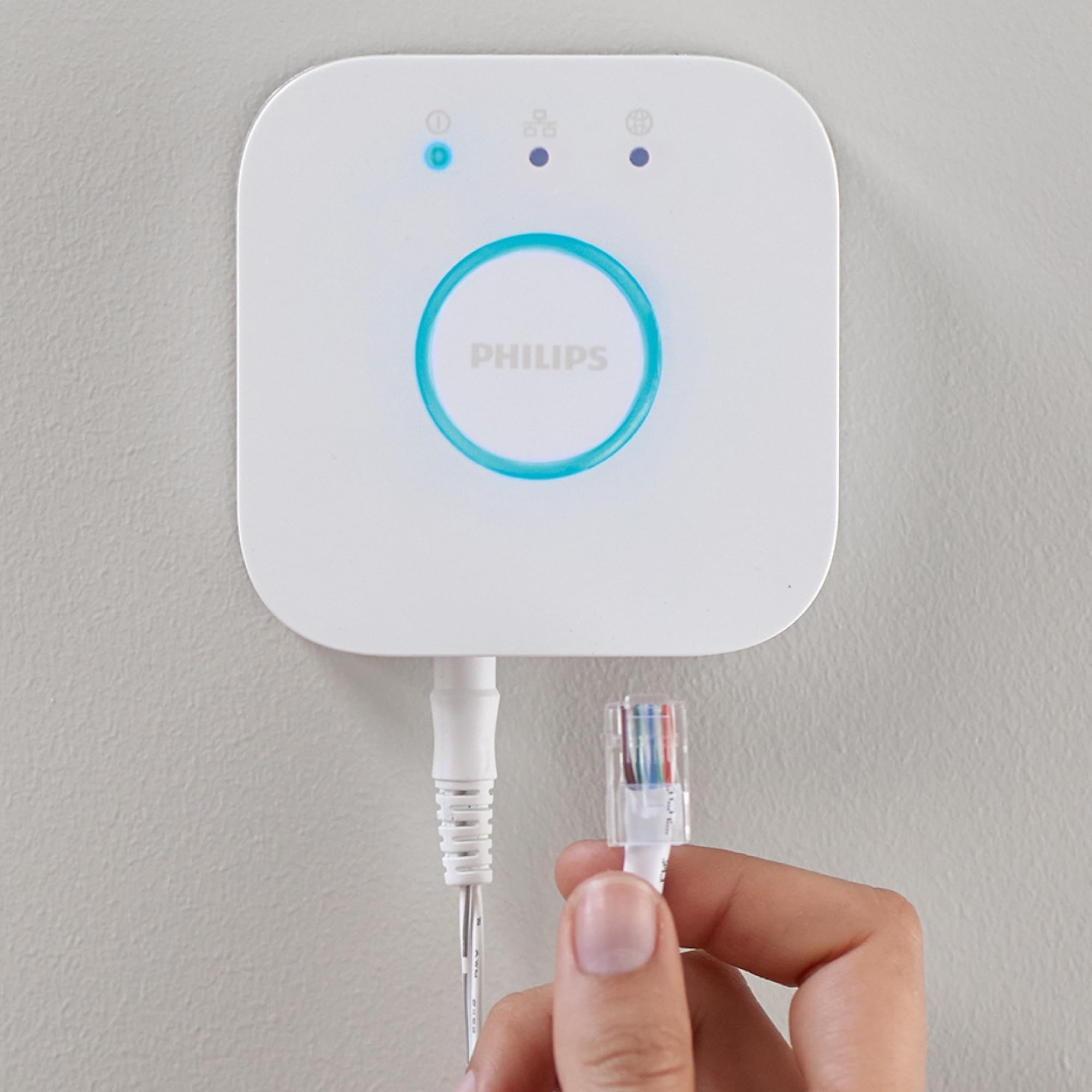 Philips Hue Bridge 2.0 Hub Central Contrôle Éclairage Intelligent Alexa Google Assistant Apple HomeKit