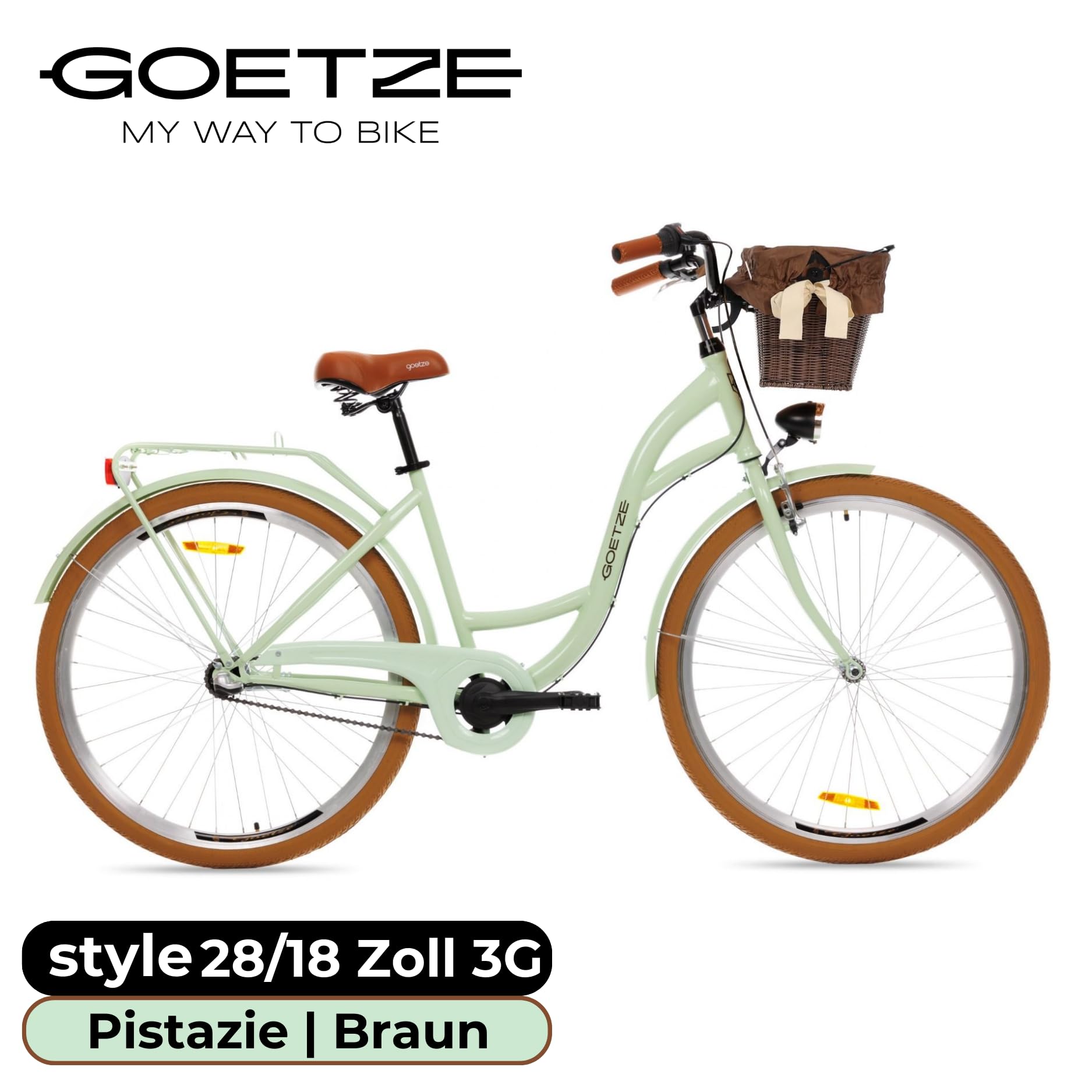 Bicicleta Mujer Paseo Bicicleta De Ciudad Para Mujer Goetze Style