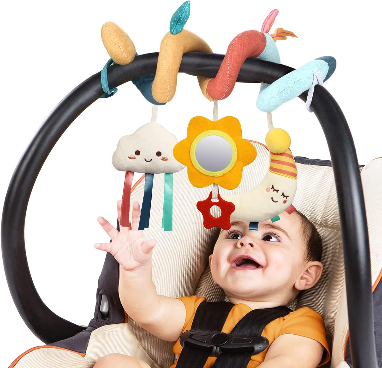 Elsonap Car Seat Toys Stroller Toys Newborn Toys Baby Toys 06 Months, Infant Toys 0