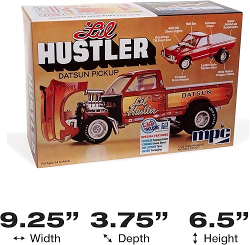 Miniatura 5 de MPC 1975 Datsun Pickup Li'l Hustler Kit de modelo a escala 1:25