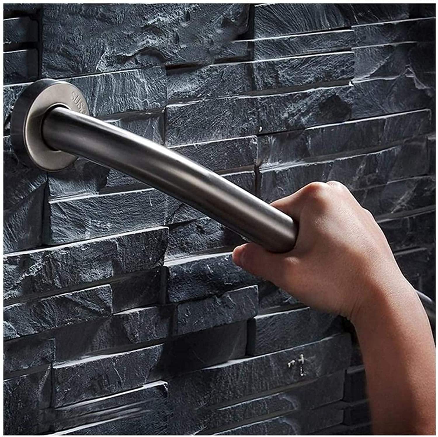 Maniglie per Doccia, ausili per WC, corrimano di Sicurezza Senza Barriere in Bagno, Barre di Supporto di Sicurezza, tiranti di Supporto Antiscivolo per disabili, Adatto per Hotel, corridoi,