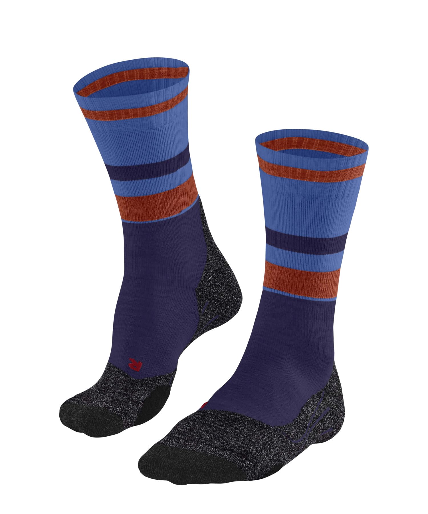 FALKE Men's TK2 Explore Compression M So Wool Functional Yarn Thick Anti-Blister Hiking Socks 1 pair, Blue Note 6545, 11-12.5