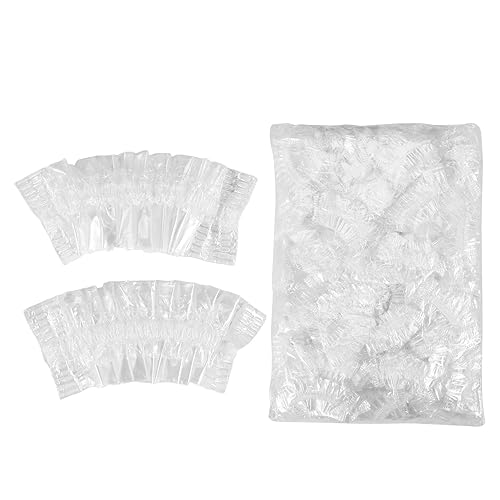 100 unidades desechables para ducha de bañoteñido de cabello, protectores de oído impermeables para salónuso doméstico