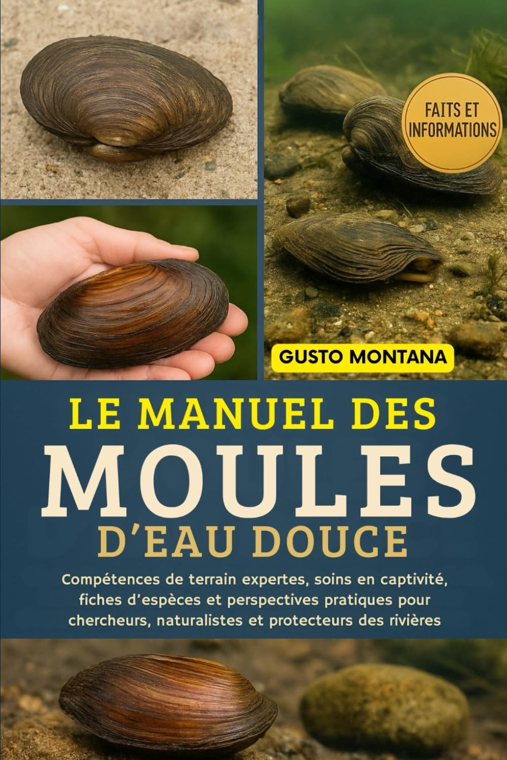 LE MANUEL DES MOULES D’EAU DOUCE: Compétences de terrain expertes, soins en captivité, fiches d’espèces et perspectives pratiques pour chercheurs, naturalistes et protecteurs des rivières
