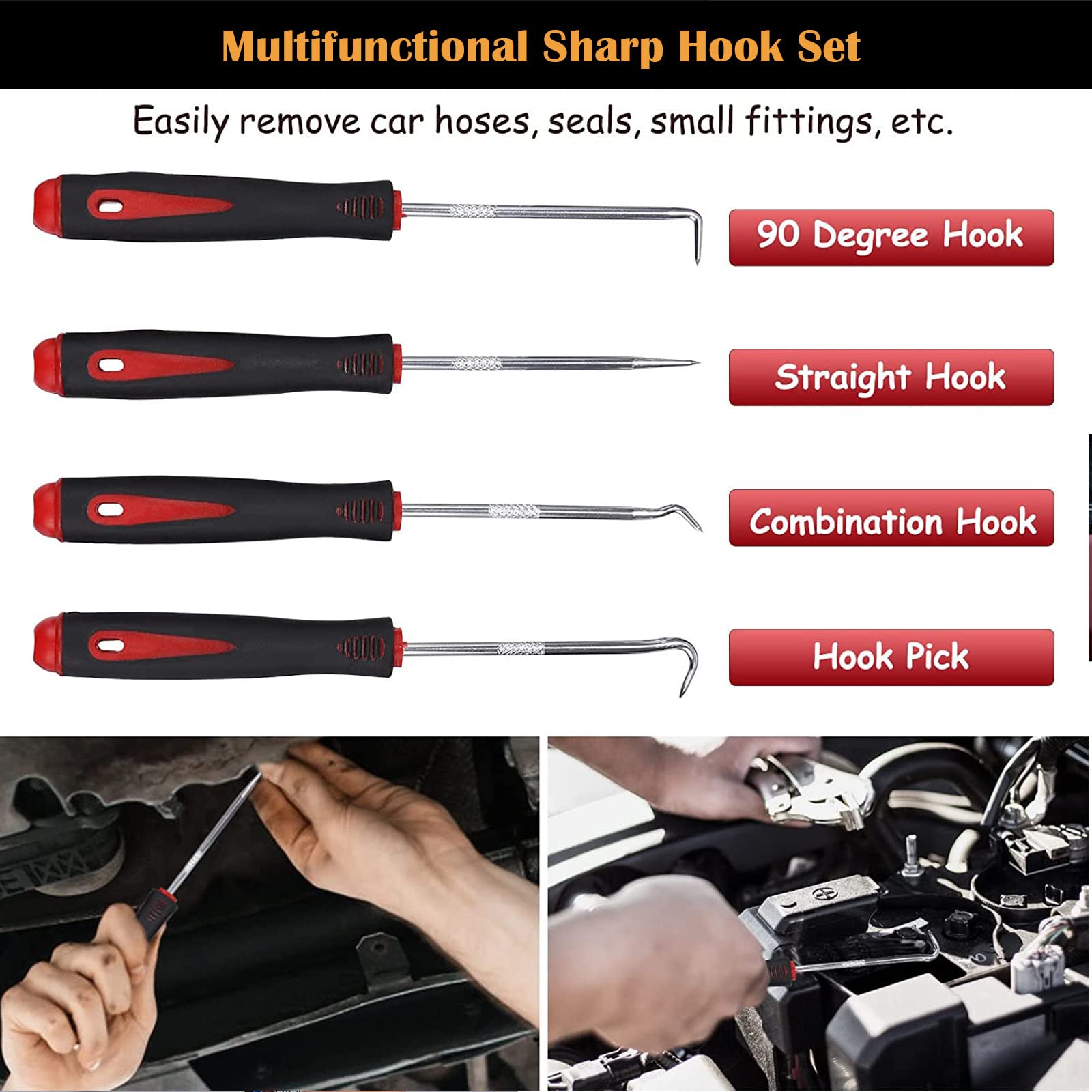 Kit Leve Dmontaggio Interni Auto, 280Pcs Attrezzi per Smontare Plastiche Auto con 120 Clips,Leve Plastica Smontaggio per Smontare Pannello,Interno,Radio(Alta Durezza, Ma Non Danneggia l'Veicolo)