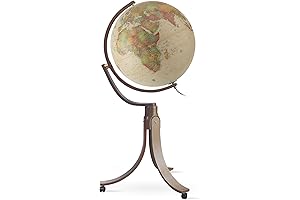 Waypoint Geographic Emily Globe - Standout Globe on a Stand for a Worldly Perspective
