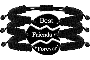 Mom Dad Daughter BFF Bracelets for 3