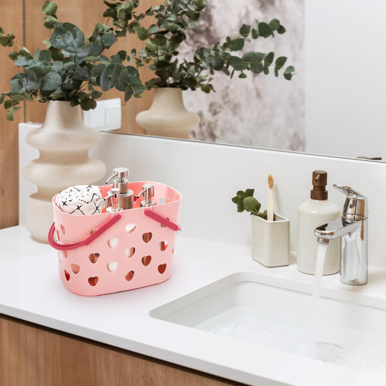Caddy Doccia Portatile Con Manici Organizzatore Da Toilette Bagno, Dormorio, D