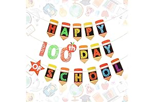 100th Day of School Banner - Pre-Assembled