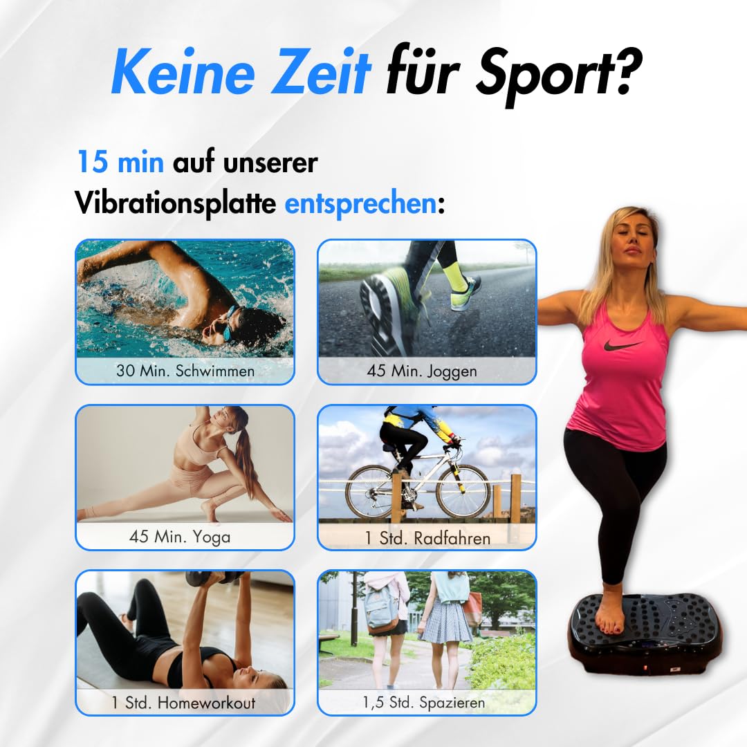 Piastra Vibrante Winch W.1.0 Pro - Con Telecomando, 120 Livelli, Per Allenamento E Perdita Peso - Foto 12