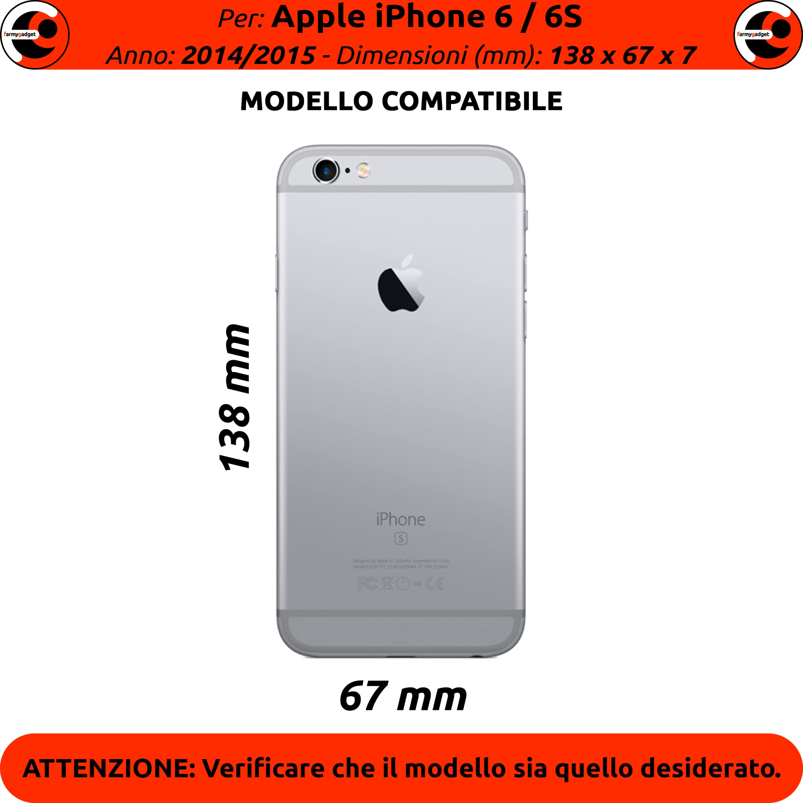 Custodia Personalizzata UniGift Per IPhone 6/6S – Con Scritta Waspies Insects Club | Design Unico, Stampa In UK, Regalo Su Misura - 4