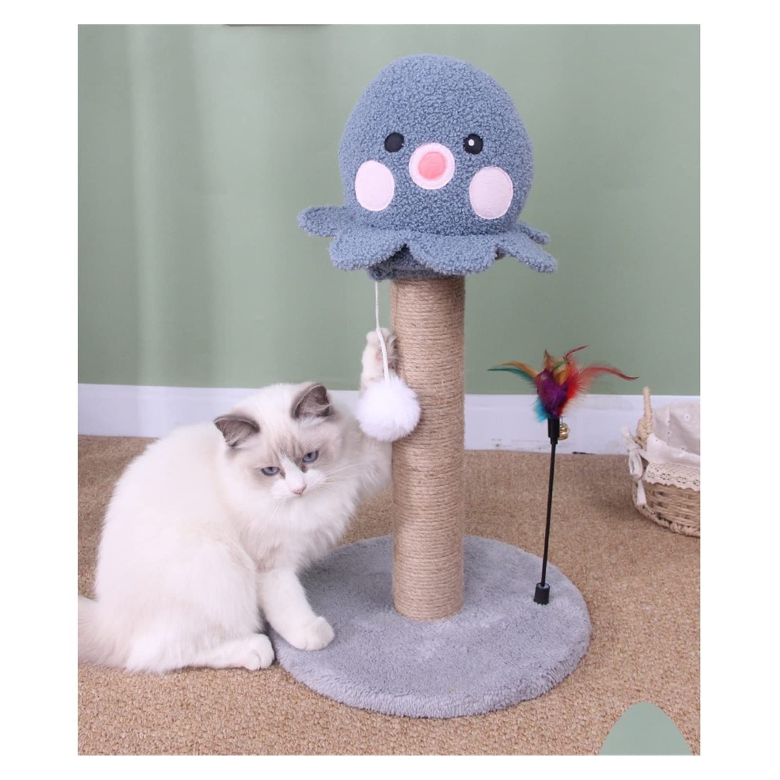 árbol para gatos Marco de escalada for gatos, tablero for rascar gatos, poste for rascar gatos, arena for gatos, árbol de plataforma de salto for gatos, un juguete for gatos actividades para gatos mue
