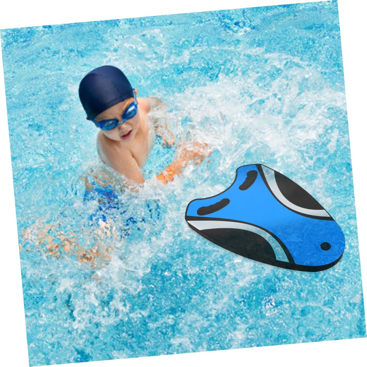 BESPORTBLE ’s Swimming Kickboard Training Aid Pool Swim Board for Beginners, Sturdy Eva Foam Floating Plate for ’ Swim Practice, Suitable for Swimming Lessons and Water Exercise Random Color