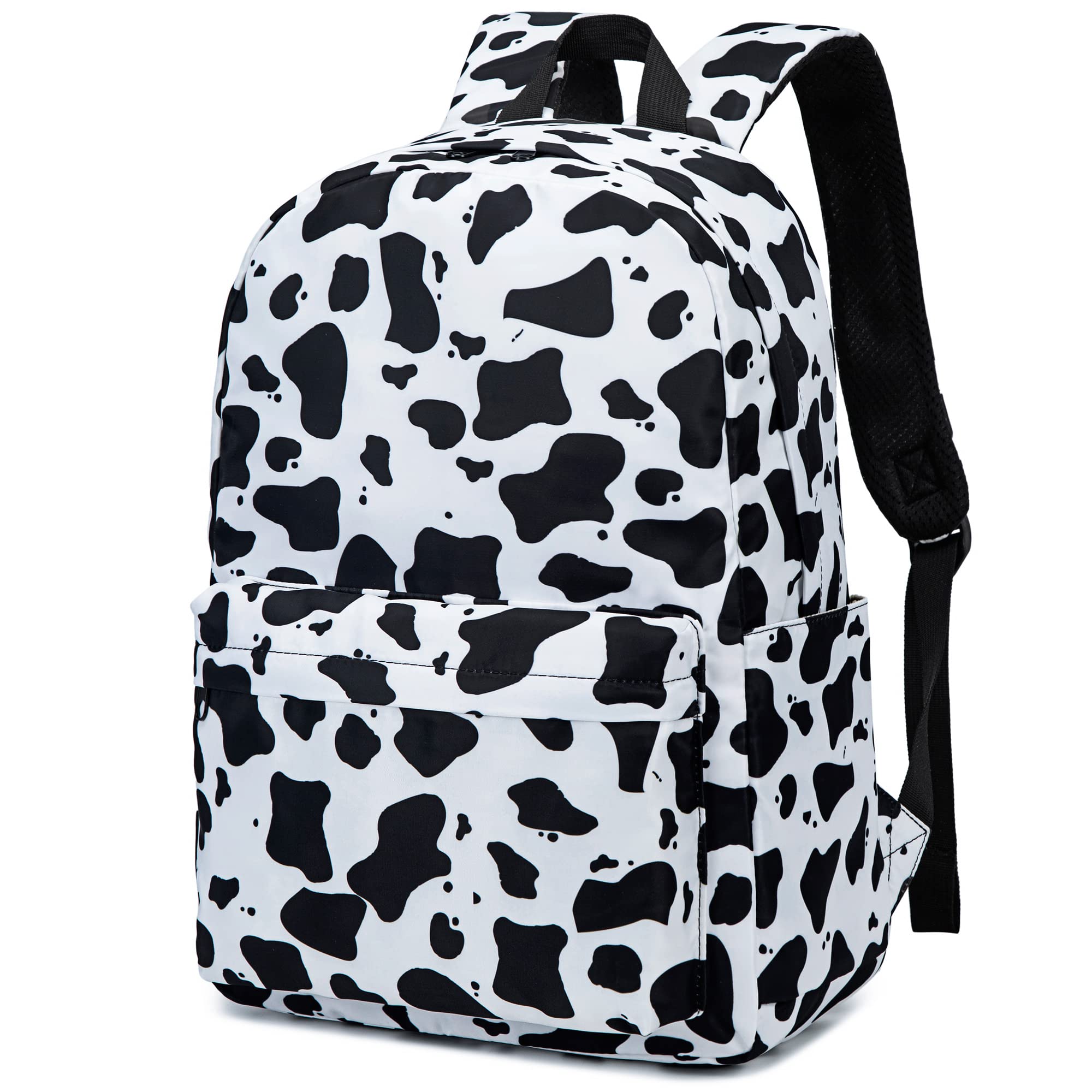 Cow Print Backpack for Girls Women Teens School College 