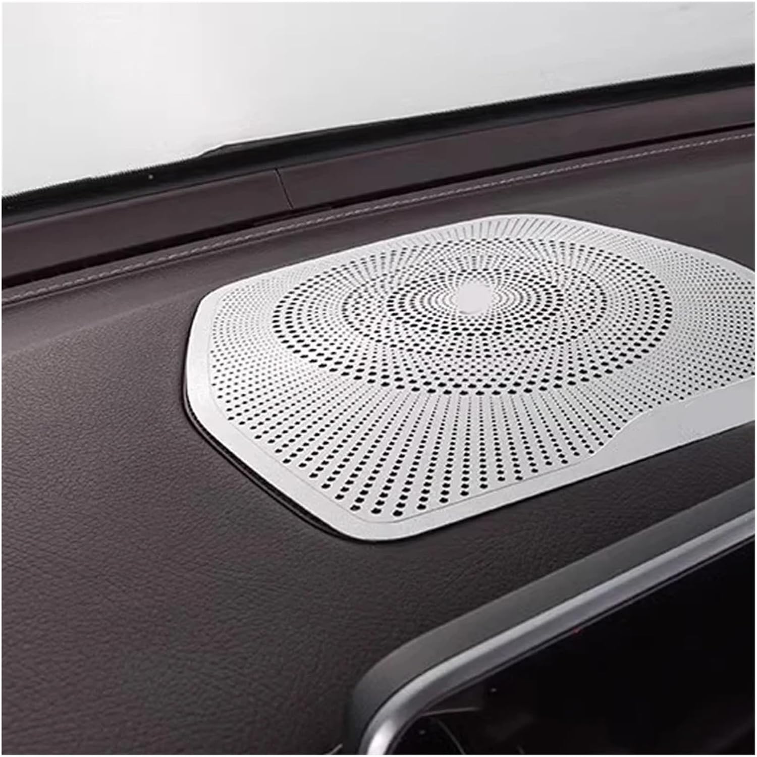 LHD Car Audio Speaker Cover Door Horn Trim Accessories Compatible C-Class W205 GLC X253 2016-2021(Black)
