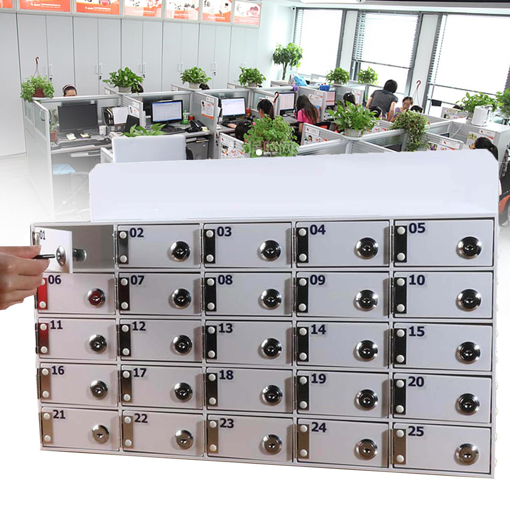 Caja de Almacenamiento para teléfono móvil Soporte acrílico para teléfono móvil Caja de Almacenamiento de Escritorio Caja de Almacenamiento para teléfono móvil de acrílico para Montaje en
