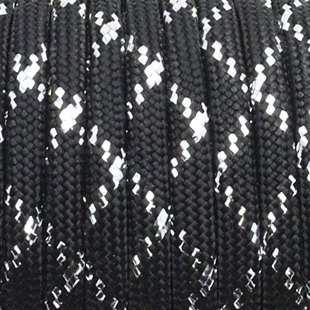 1pcs New Gold Silver Cord 550 Paracord Parachute Cord Lanyard Mil Spec Type III 7 Strand Core 100 FT (PFJ-6)