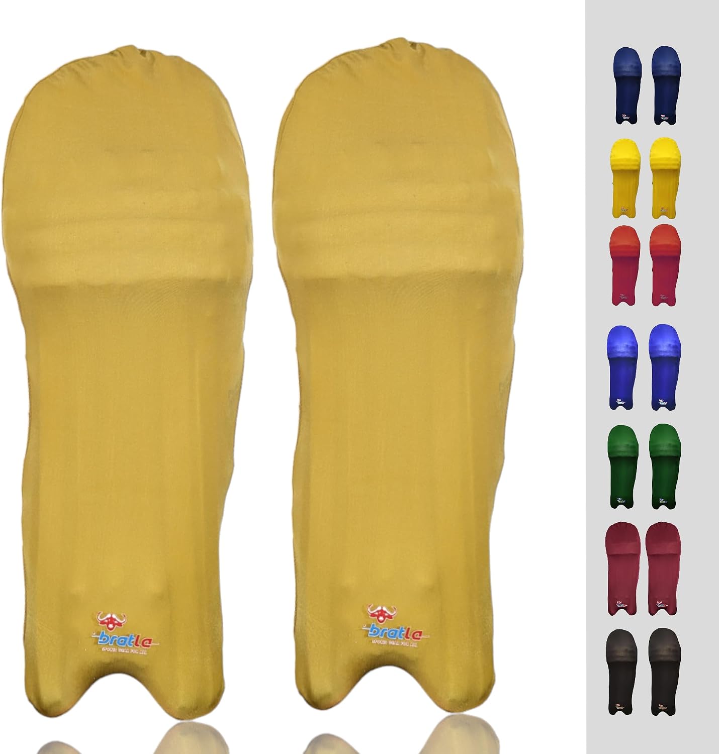 Cricket Batting Pads Covers Color Fit Neatly on Legguards Easily Put On