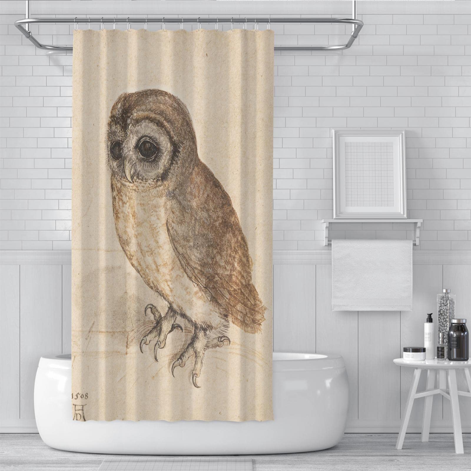 Verdunkelungsvorhang Mit Eulen-Muster - Gemütlicher Schlaf Garantiert