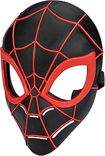 Marvel Spider-Man: Across The Spider-Verse Miles Morales Mask for Kids Roleplay and Costume Dress Up, Marvel Toys for Kids Ages 5 and Up