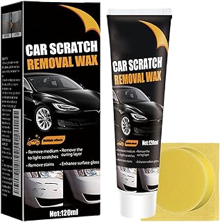 New Scratch Remover for Vehicles, Car Scratch Repair Wax, Deep Scratches Repair, Car Paint Polish & Restore Kit with Wipe and Sponge (1pcs)