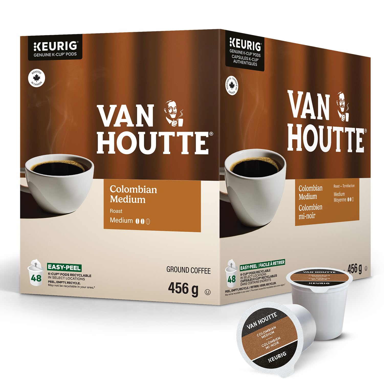 Van Houtte Colombian Medium Roast K-Cup Coffee Pods, 48 Count For Keurig Coffee Makers - 4