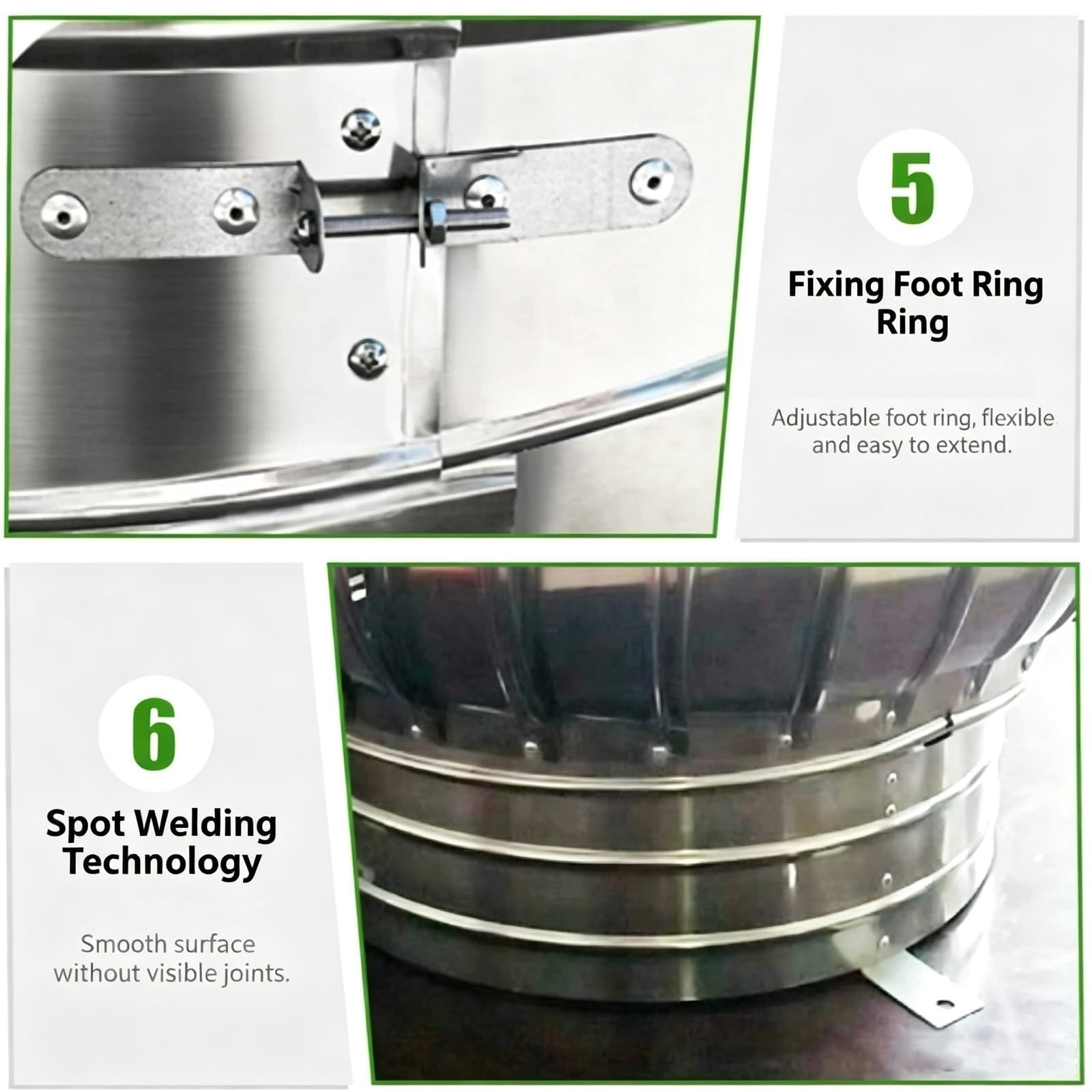 Copertura Del Cappuccio Delle Turbines Eoliche,Presa D'aria For Soffitta,