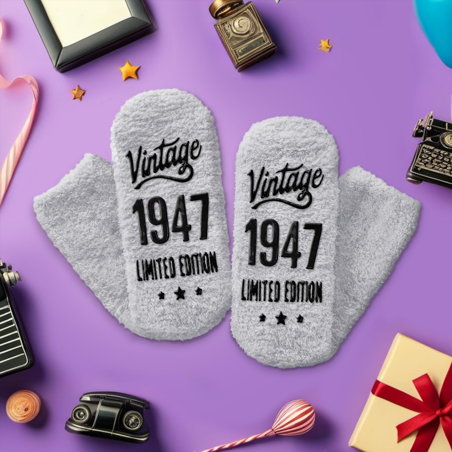 HAPPYPOP Birthday Gift Ideas for Men - Socks for Elderly Men, 1950 Gifts for 74 75 Year Olds - Image 7