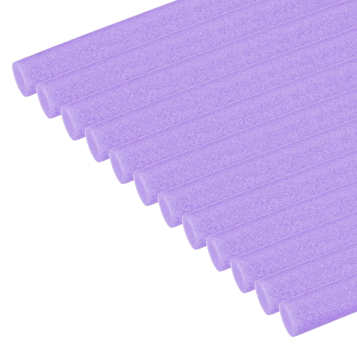 PATIKIL Backer Rod 13/16 in x 3.3 Ft, 12 Pcs Foam Rod Caulk Saver Expansion Joint Filler Rope Weather Strip Foam Noodle for Gaps Concrete Crack Filling DIY Craft (20mm Dia), Purple