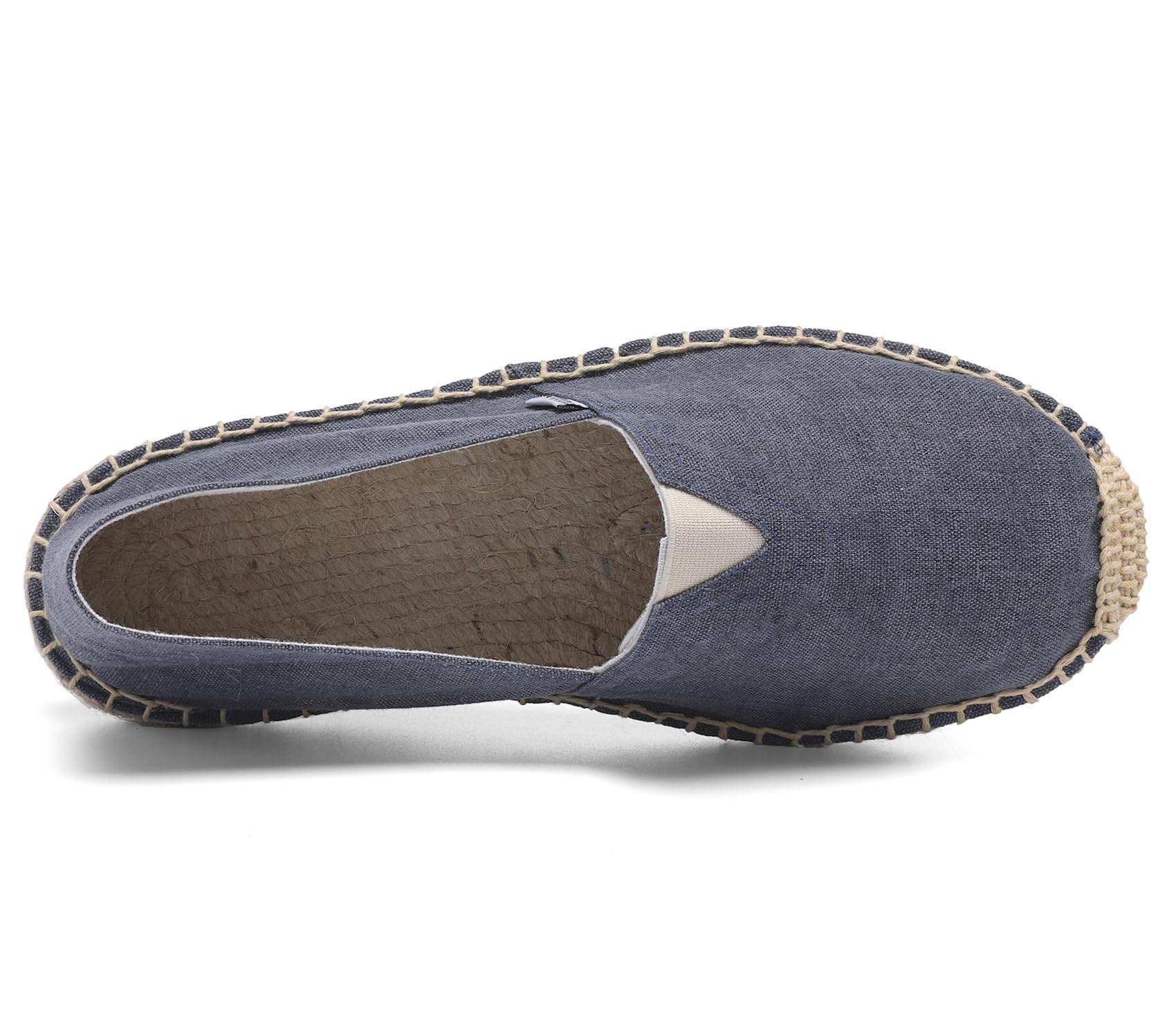 Altxic Herren Komfort Canvas Slip auf Espadrilles Flache Denimblau 43 EU
