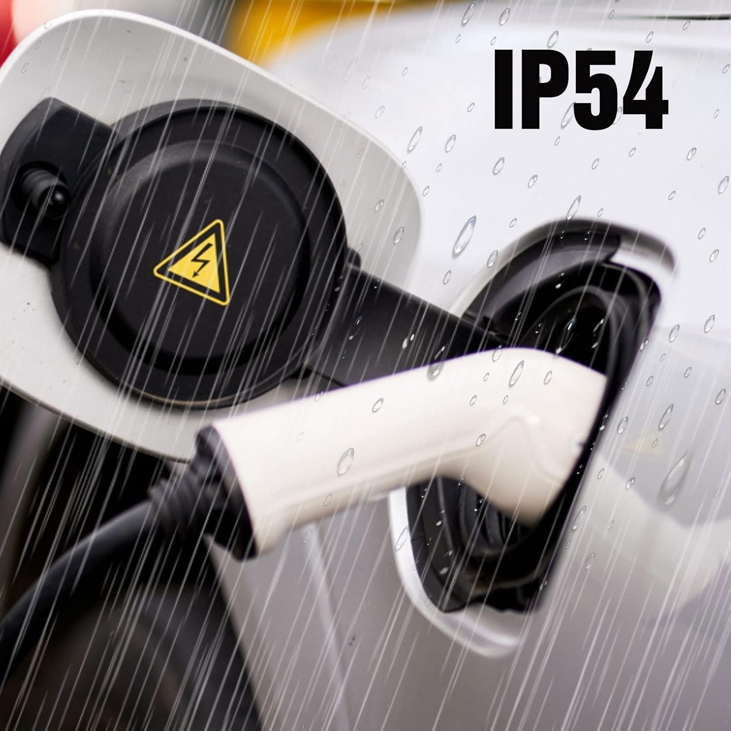 Caricabatterie EV Tipo 2 32A 22kW,IP54 Spina Femmina 2 IEC 62196 3 Fasi 480V, per Auto Elettriche PHEV Compatibile con Stazioni Pubbliche Private, Resistente a -30°C~50°C