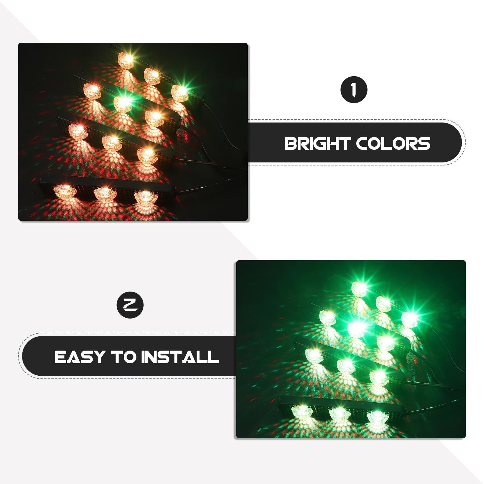 Iluminación Ambiental para Automóvil LED 5v 3.2w Negro