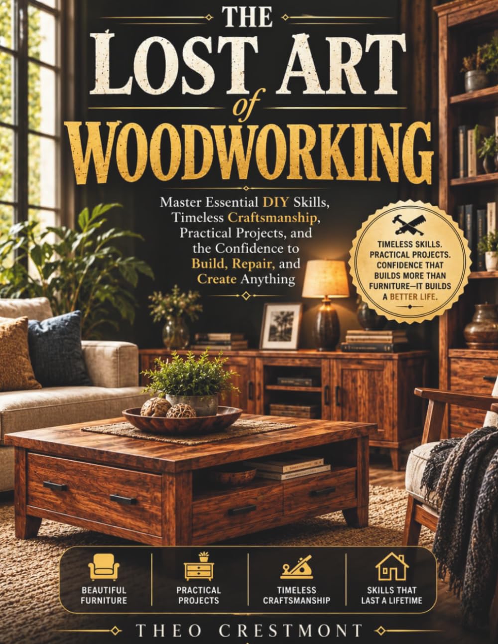 The Lost Art of Woodworking: Master Essential DIY Skills, Timeless Craftsmanship, Practical Projects, and the Confidence to Build, Repair, and Create Anything